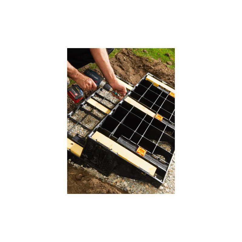 MODULESCA, Kit 3 lambourdes bois prêtes à l'emploi