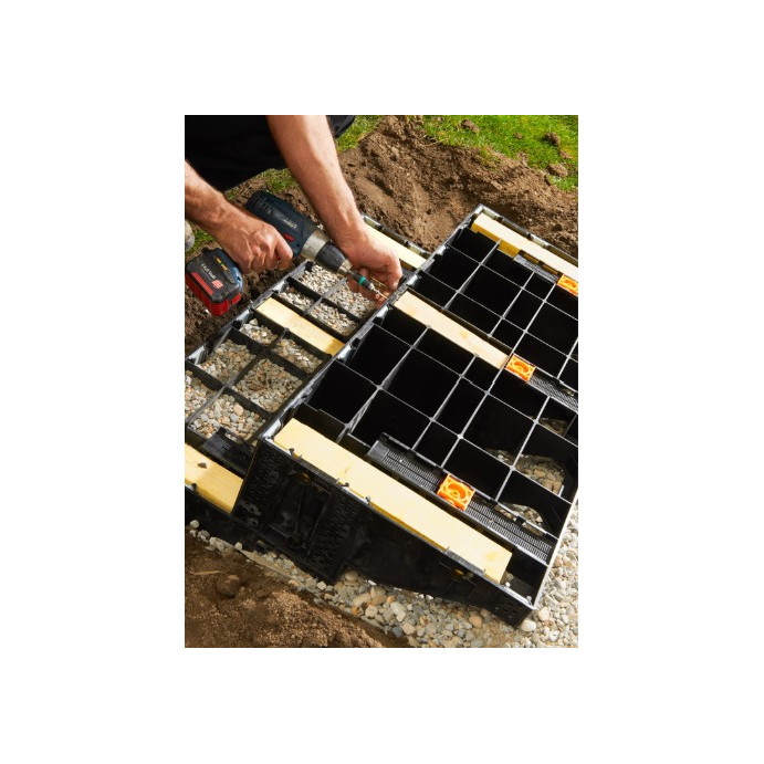 MODULESCA, Kit 3 lambourdes bois prêtes à l'emploi