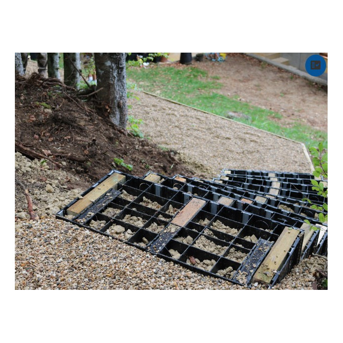 MODULESCA, Kit 3 lambourdes bois prêtes à l'emploi