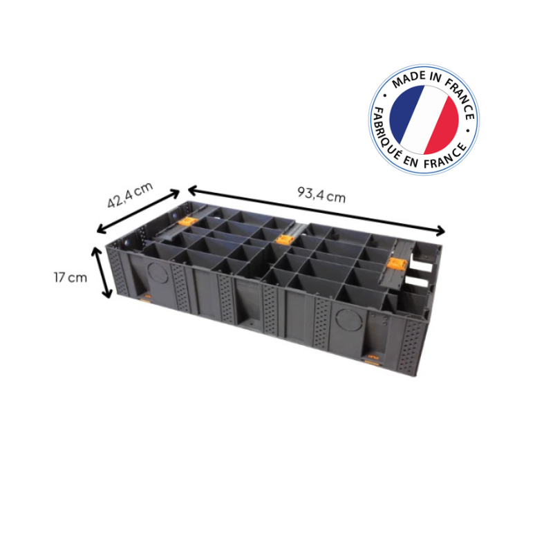 MODULESCA, Escalier d’exterieur modulable, marche 93 cm