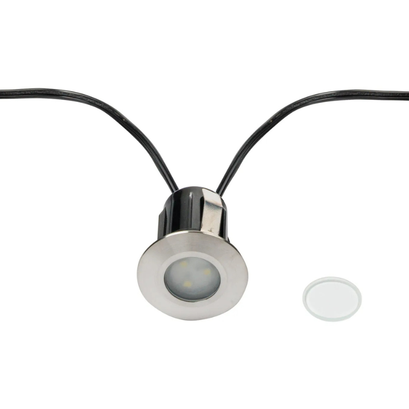 ALPHA Blanc, Spot terrasse à encastrer 0.5W