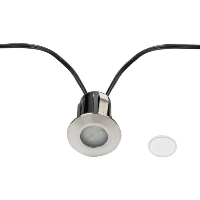 ALPHA Blanc, Spot terrasse à encastrer 0.5W